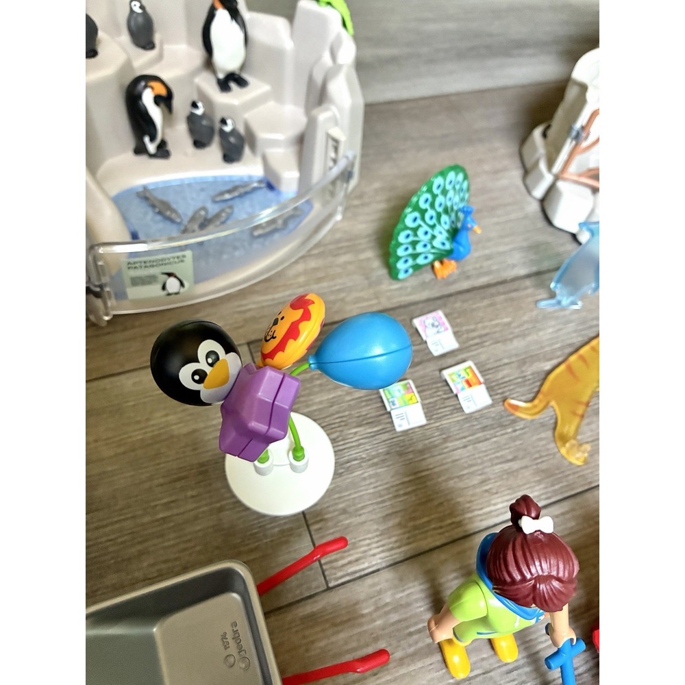PLAYMOBIL Large City Zoo Incomplete Set + Vintage 1990s People Figures - Picture 12 of 16